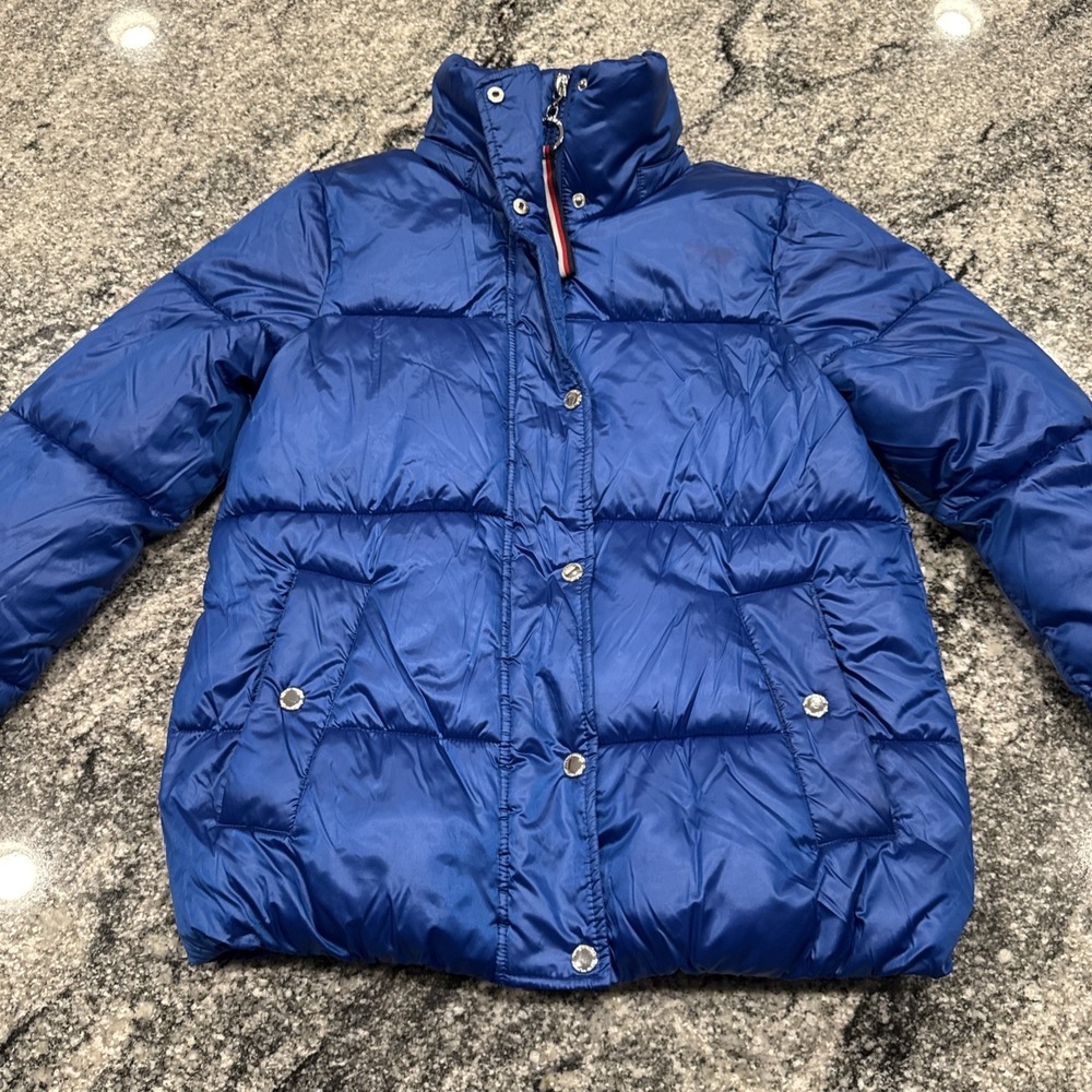 Tommy Hilfiger Down Women's Size‎ XXS Blue Puffer Jacket Great Shape - Picture 2 of 16